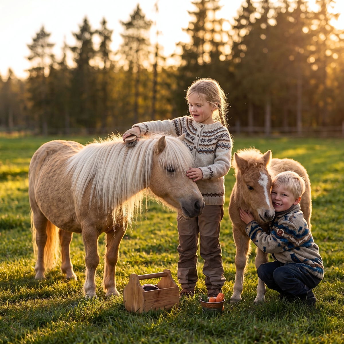 Minihäst Upplevelse För Barn
