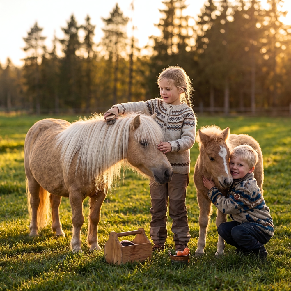 Minihäst Upplevelse För Barn